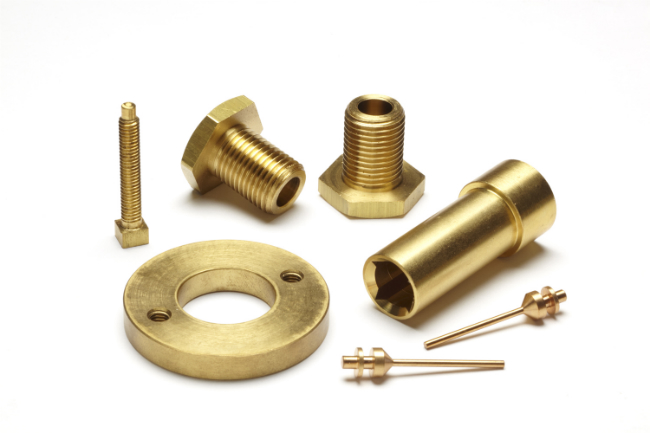 Assorted brass parts